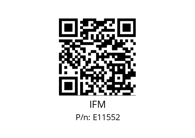   IFM E11552