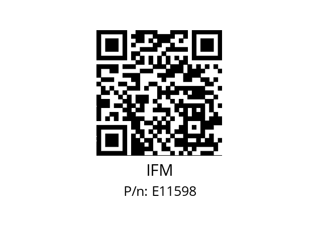   IFM E11598