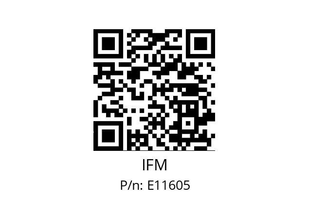   IFM E11605