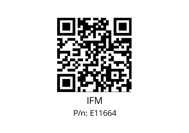   IFM E11664