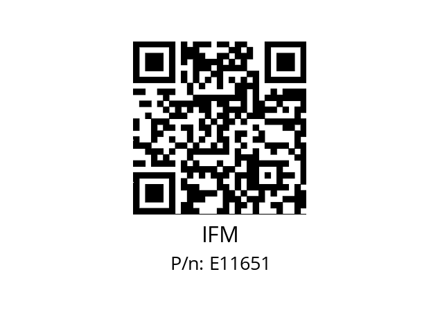   IFM E11651