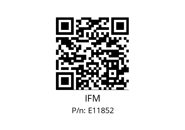   IFM E11852