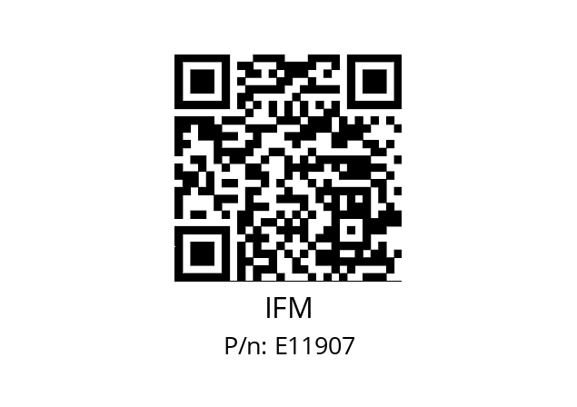   IFM E11907