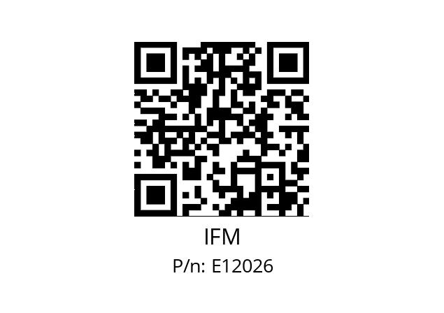   IFM E12026