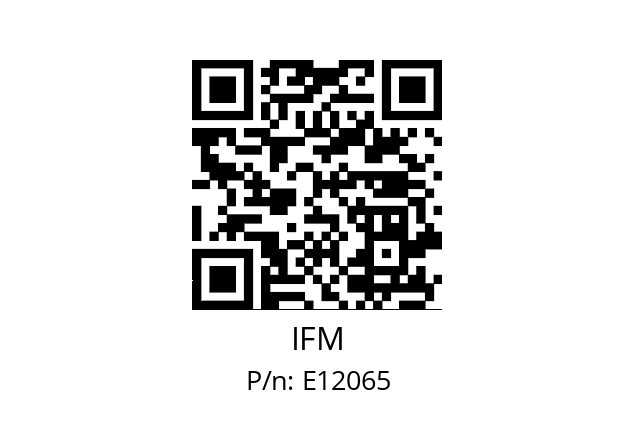   IFM E12065