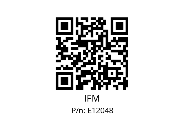   IFM E12048