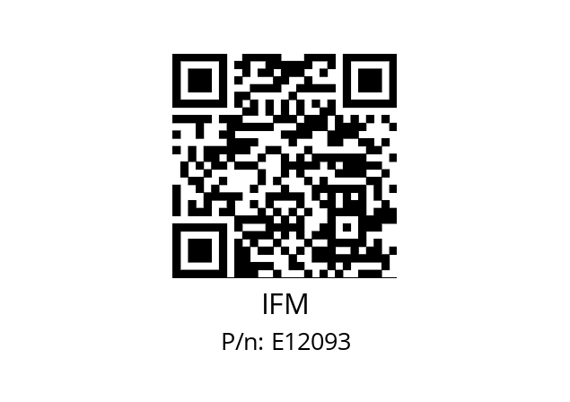   IFM E12093