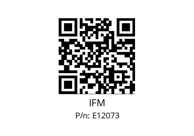   IFM E12073