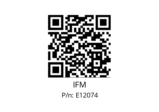   IFM E12074