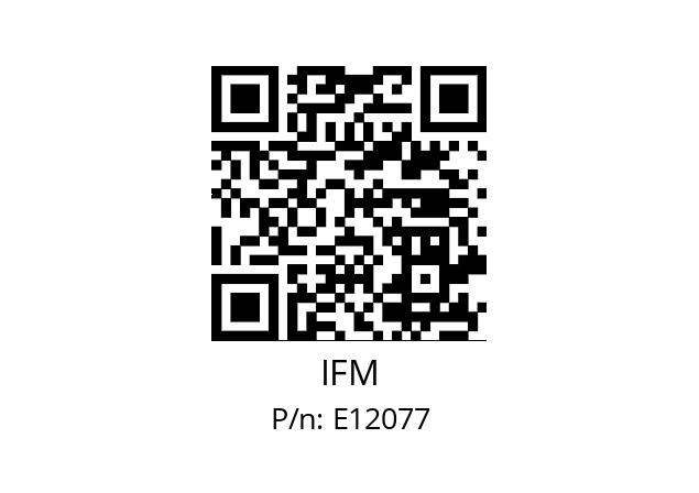   IFM E12077