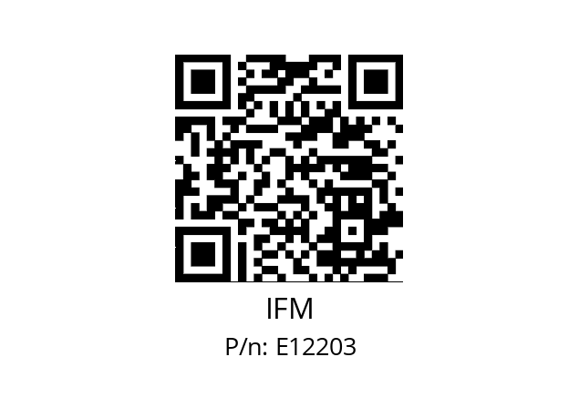   IFM E12203