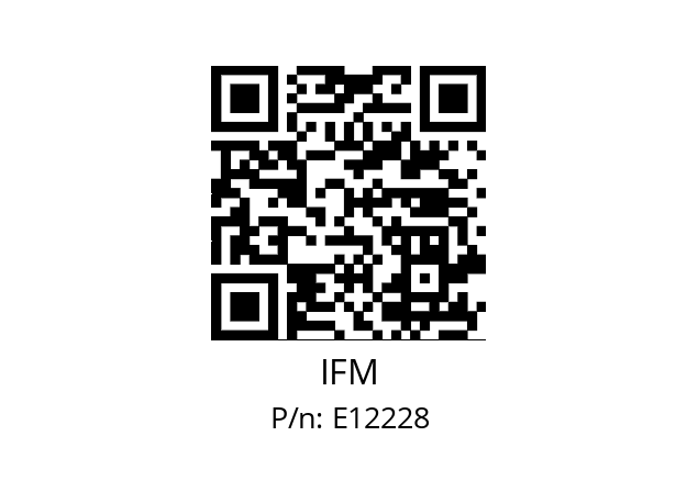   IFM E12228