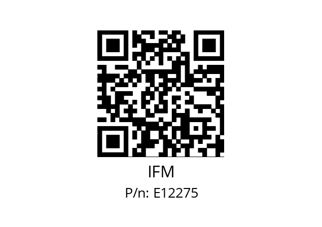   IFM E12275