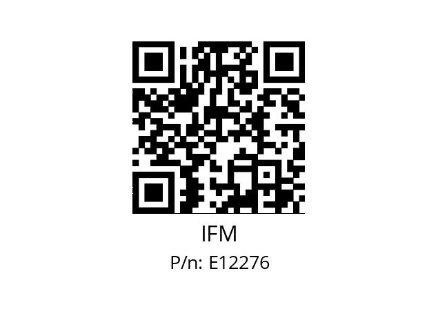   IFM E12276