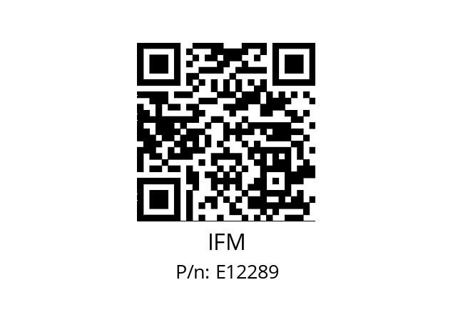   IFM E12289