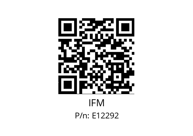   IFM E12292