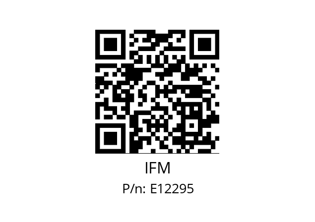   IFM E12295