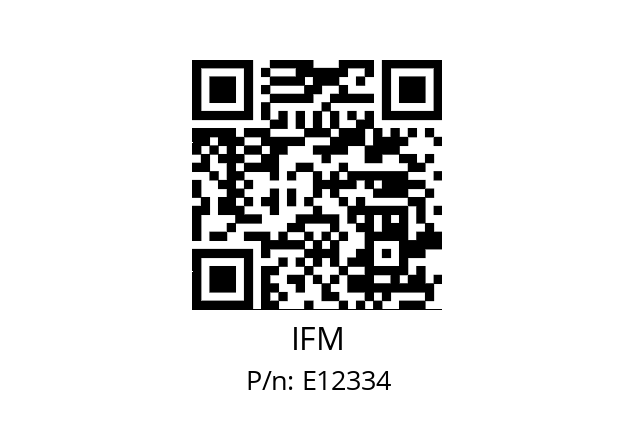   IFM E12334