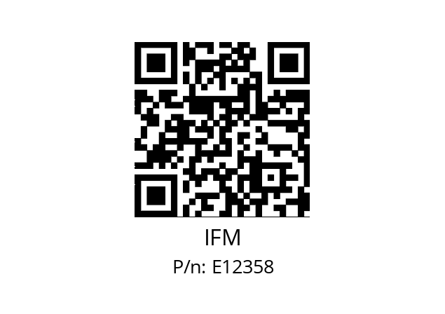   IFM E12358