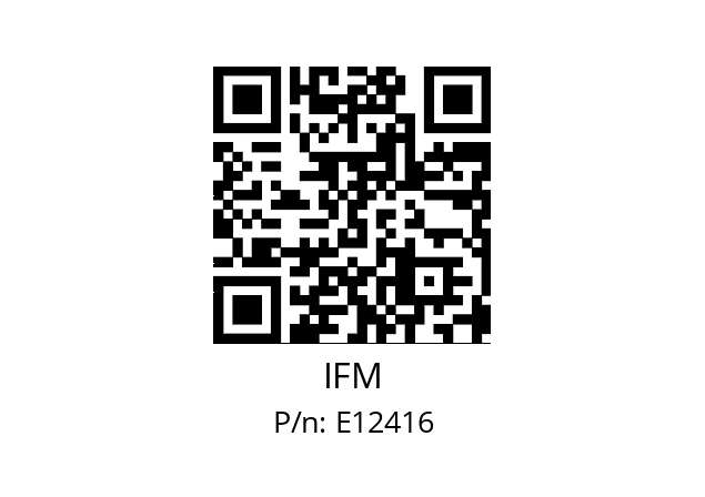   IFM E12416