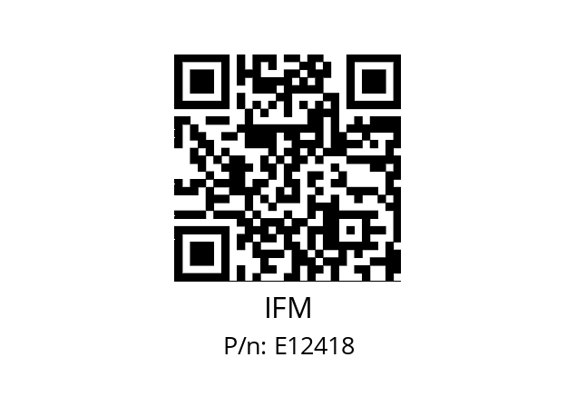   IFM E12418