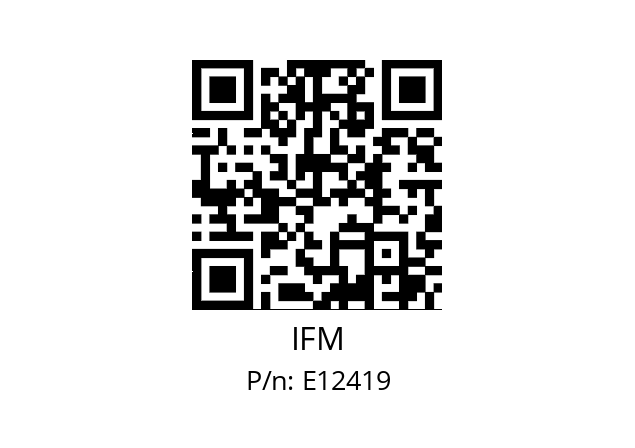   IFM E12419