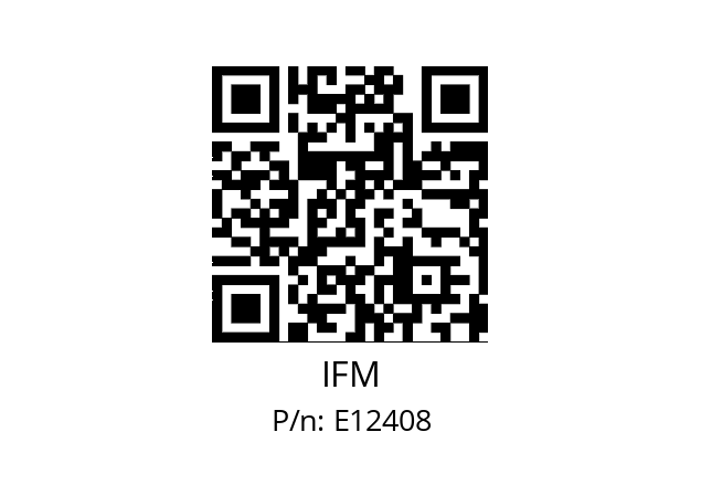   IFM E12408