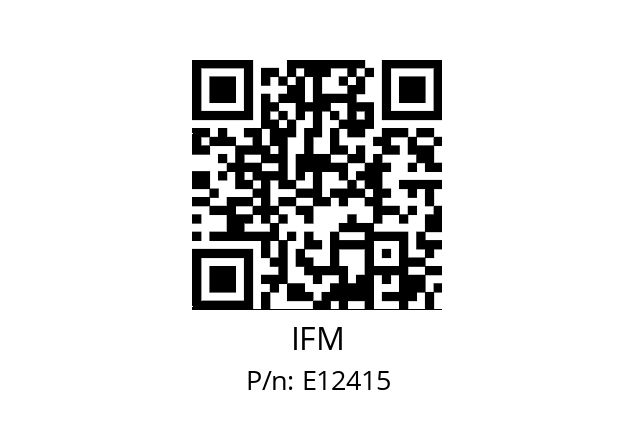   IFM E12415