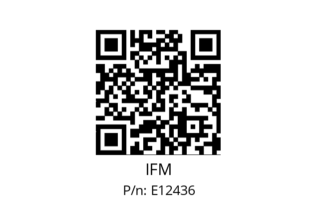   IFM E12436