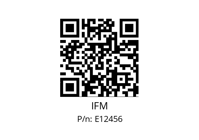   IFM E12456