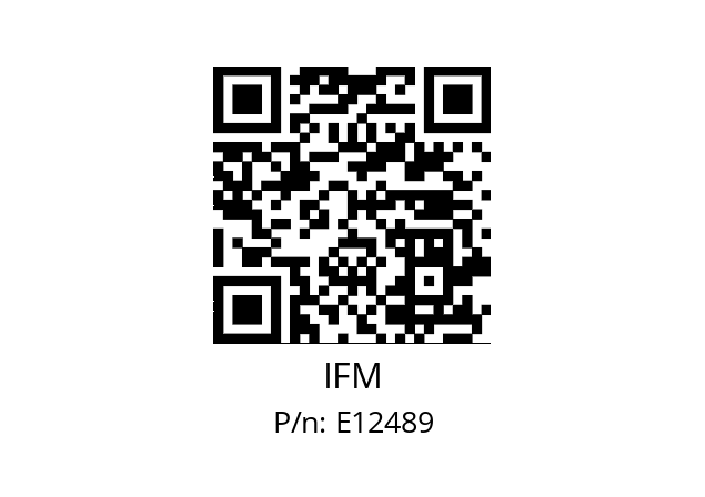   IFM E12489