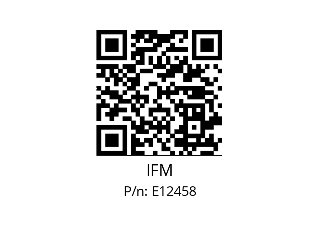   IFM E12458