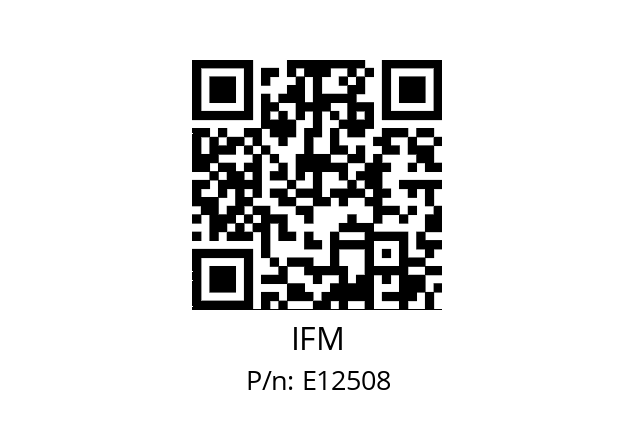   IFM E12508