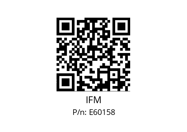   IFM E60158