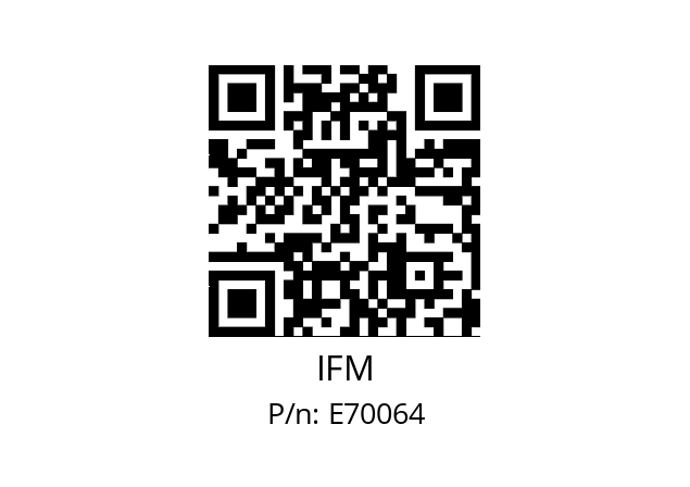   IFM E70064