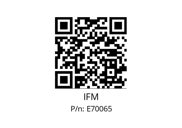   IFM E70065