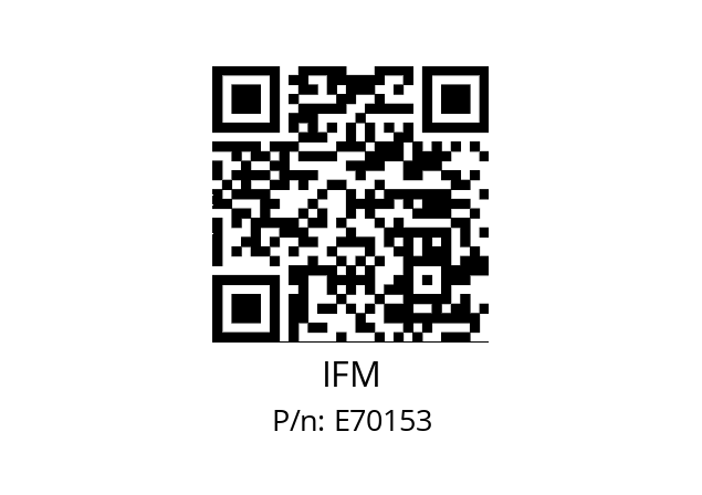   IFM E70153