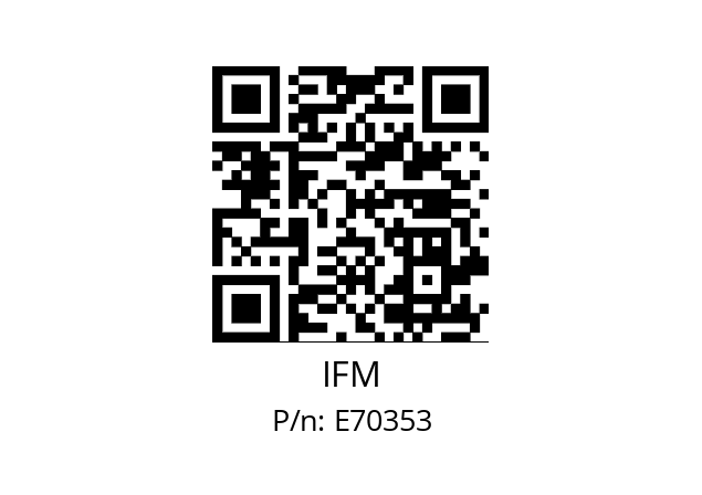   IFM E70353