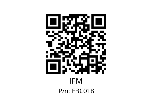   IFM EBC018