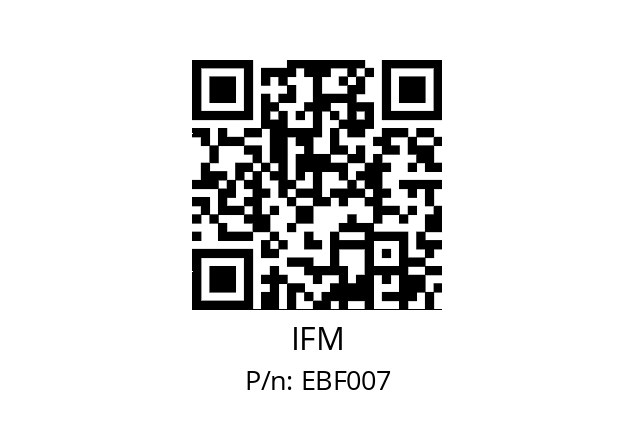   IFM EBF007