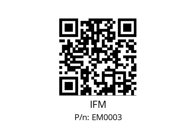   IFM EM0003