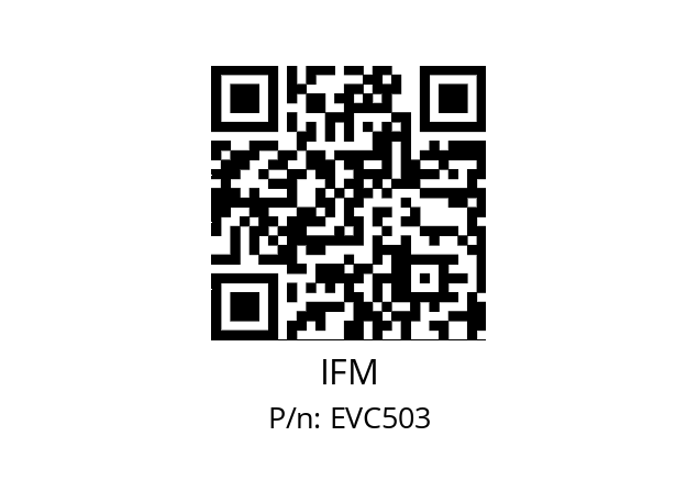   IFM EVC503