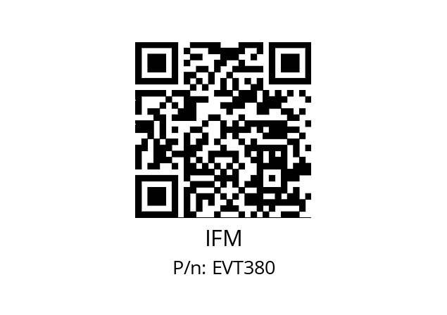   IFM EVT380