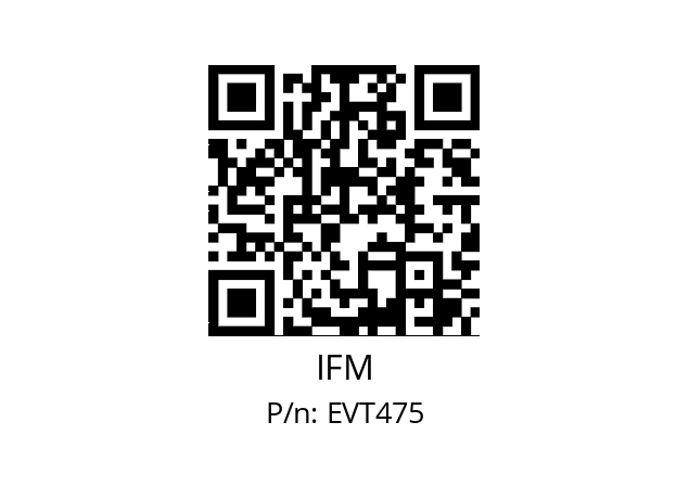   IFM EVT475