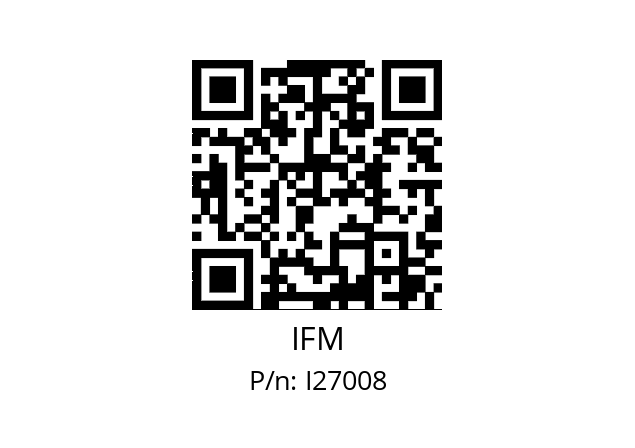   IFM I27008