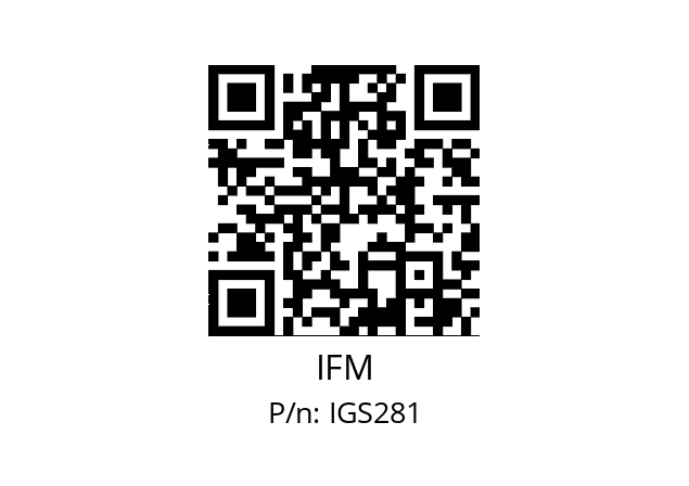   IFM IGS281