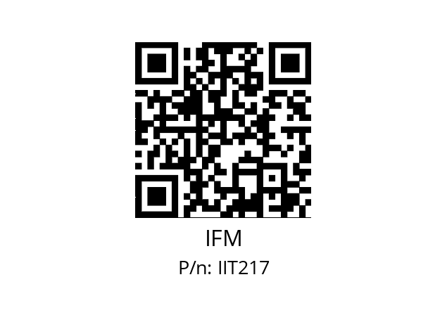   IFM IIT217