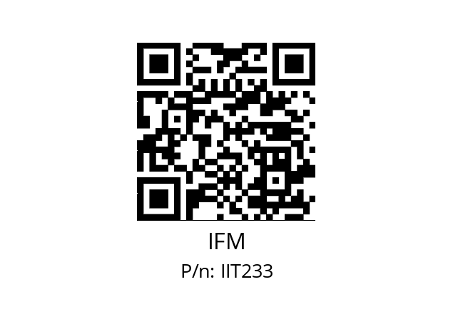   IFM IIT233