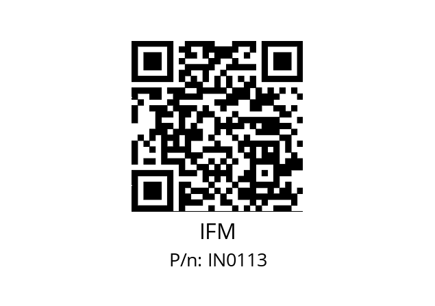   IFM IN0113