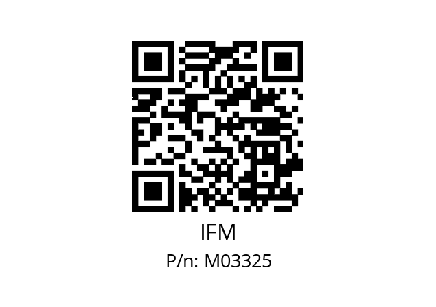   IFM M03325